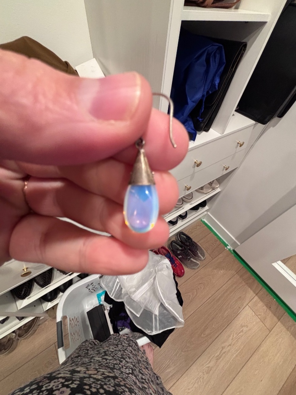Real Gemstone Drop Earrings - Picture 5 of 5
